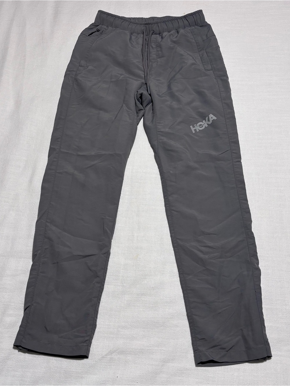 Men’s HOKA One One Running Pants | Gray | Size Small